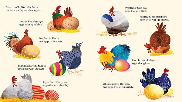 Jenny Peckles Lays Eggs With Speckles