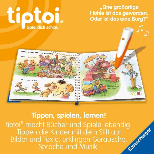 tiptoi® Bildergeschichten über den Umgang mit Gefühlen - Kira Katze und die Sache mit dem Streit