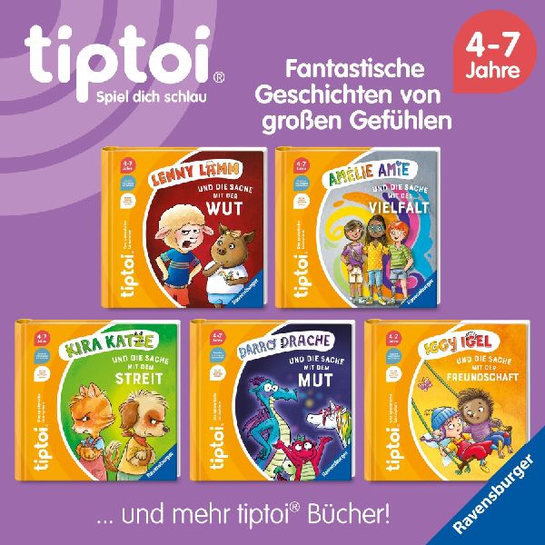 tiptoi® Bildergeschichten über den Umgang mit Gefühlen - Kira Katze und die Sache mit dem Streit