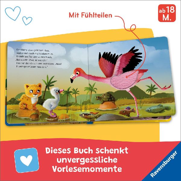 Mein erstes Vorlese-Fühlbuch: Bist du ein Löwe?