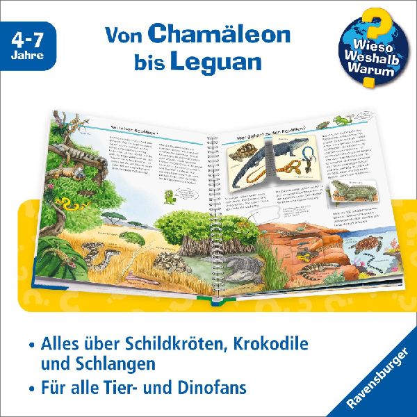 Wieso? Weshalb? Warum?, Band 64: Alles über Reptilien