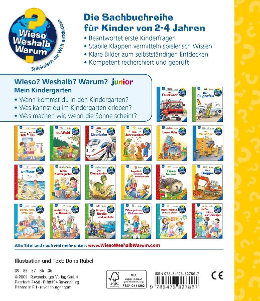 Wieso? Weshalb? Warum? junior, Band 24: Mein Kindergarten