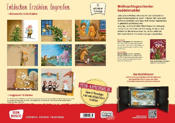 Das große Weihnachtsfest im Zoo. Kamishibai Bildkartenset