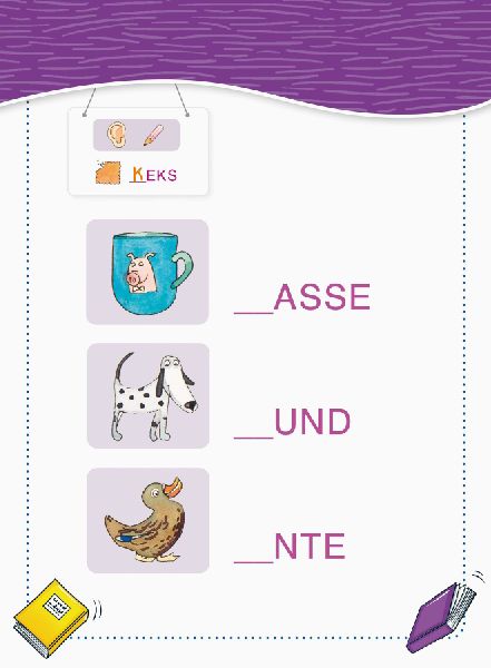 Mein Block zum Schulanfang: Erstes Lesen