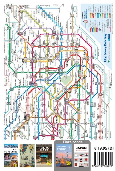 Labyrinth Tokio - 42 Touren und Japan Schritt für Schritt
