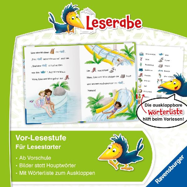 Leserabe Vor-Lesestufe - Meermädchen Mara und die magische Perle