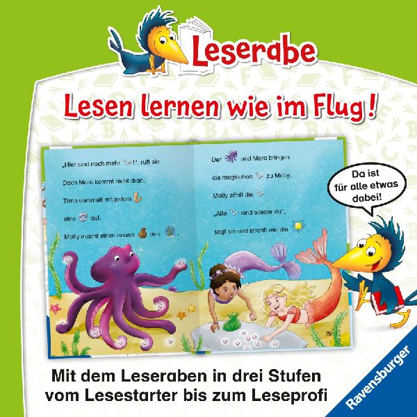 Leserabe Vor-Lesestufe - Meermädchen Mara und die magische Perle