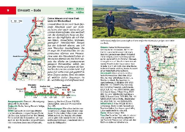 ROTHER Wanderführer Englands Südwestküste: South West Coast Path