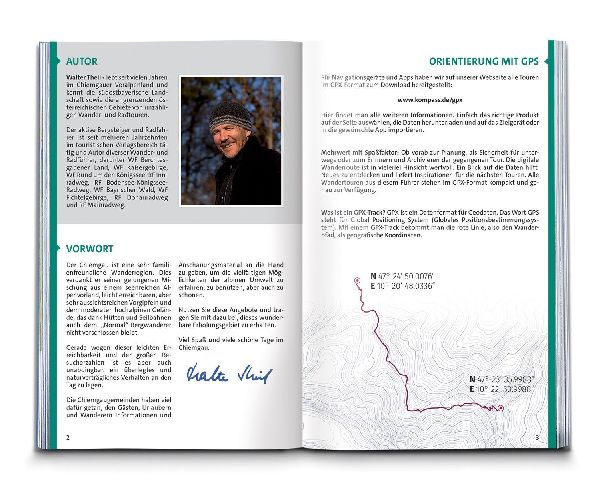 KOMPASS Wanderführer Chiemgauer Alpen, 65 Touren mit Extra-Tourenkarte