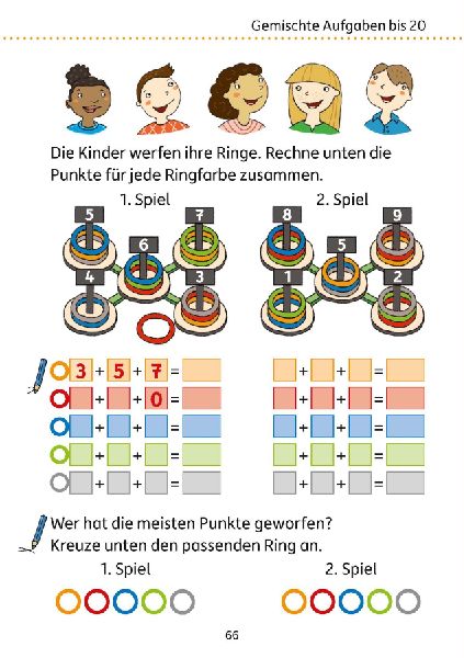Mein Übungsheft Rechnen lernen 1. Klasse