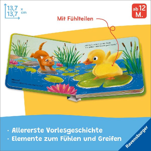 Mein liebstes Vorlese-Fühlbuch - Die kleine Katze