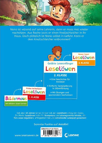 Leselöwen 2. Klasse - Nano und der Knallschleicher