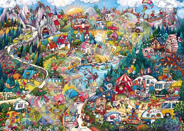 Go Camping! Puzzle 2000 Teile