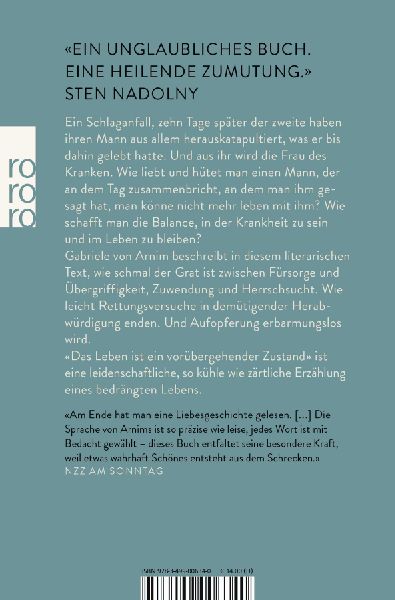 Das Leben ist ein vorübergehender Zustand