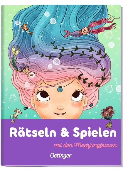 Meerjungfrauen. Puzzle im Buch. 100 Teile