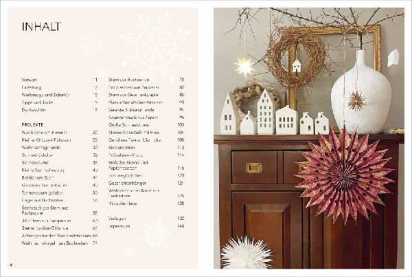 Weihnachtliche Papierdeko