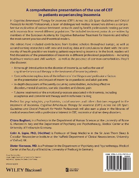 Cognitive-Behavioural Therapy for Insomnia (CBT-I) Across the Life Span