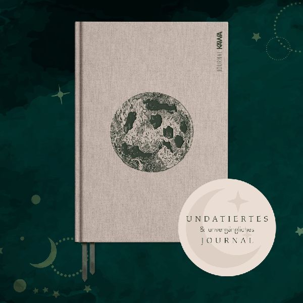 Mondjournal | Inspirierendes Wissen über den Mond | die Heilkraft des Schreibens | Anleitung für ein Schreibritual zu Neu- und Vollmond |Vergebung und Dankbarkeit | Gleichgewicht und Erfüllung finden