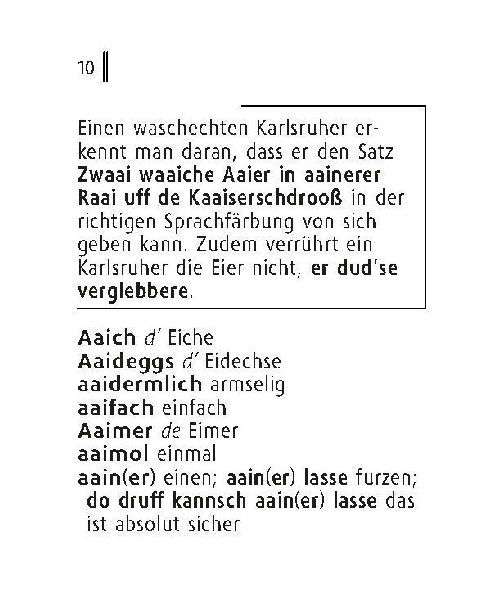 Langenscheidt Lilliput Badisch