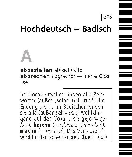 Langenscheidt Lilliput Badisch