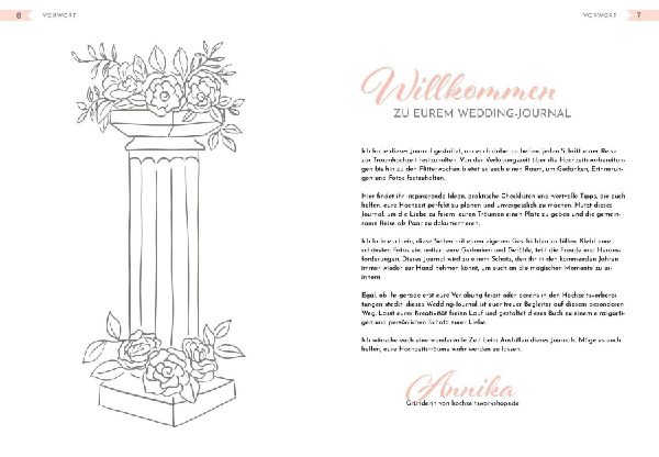 Unser Hochzeitsplaner - Wedding Planer und Erinnerungsalbum