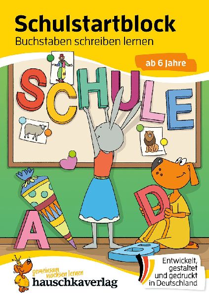 Schulstart-Block ab 6 Jahre - Buchstaben schreiben lernen