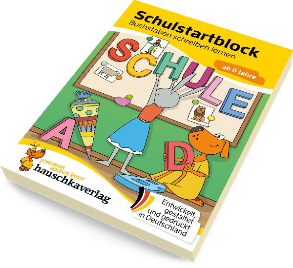 Schulstart-Block ab 6 Jahre - Buchstaben schreiben lernen