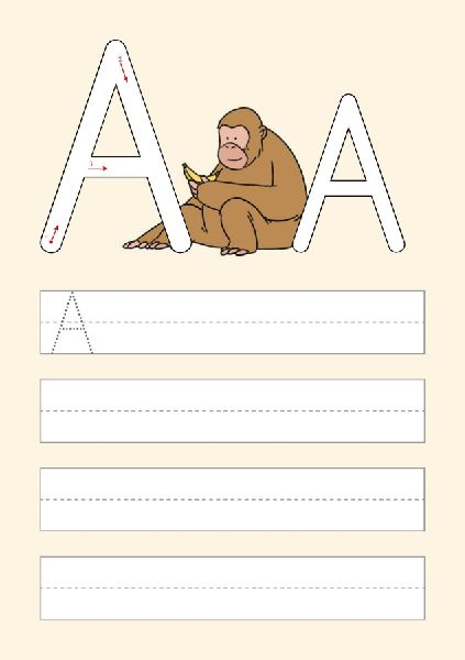 Schulstart-Block ab 6 Jahre - Buchstaben schreiben lernen