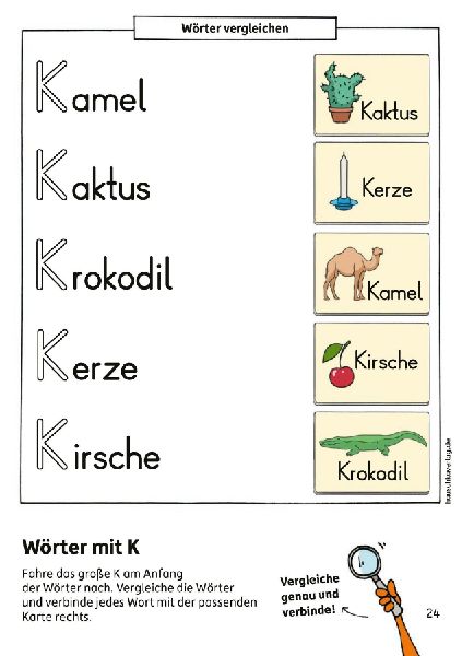 Schulstart-Block ab 6 Jahre - Buchstaben schreiben lernen