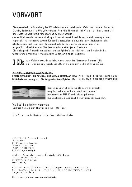 Piano Piano. Notenbuch