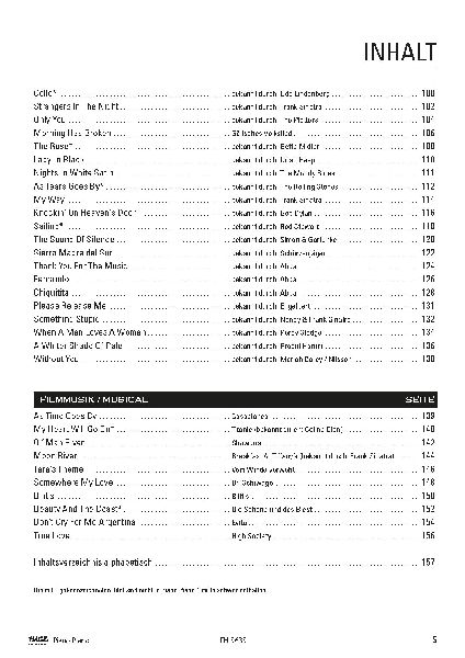 Piano Piano. Notenbuch