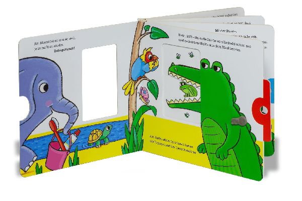 Auch Krokodile wollen Zähneputzen