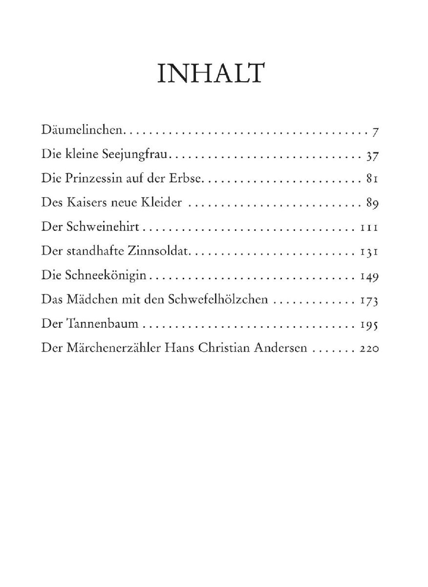 Die schönsten Märchen von Hans Christian Andersen