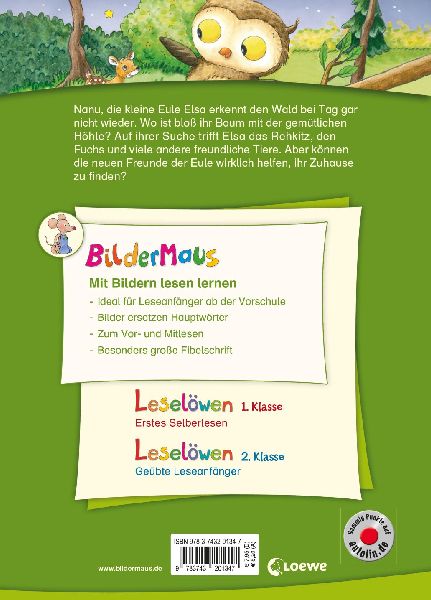 Bildermaus - Die kleine Eule sucht ihr Zuhause