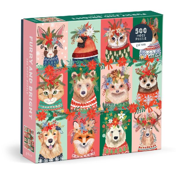 Furry and Bright 500 Piece Puzzle