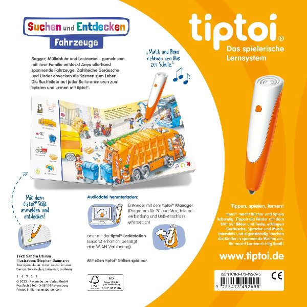 tiptoi® Suchen und Entdecken - Fahrzeuge