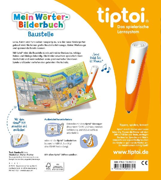 tiptoi® Mein Wörter-Bilderbuch - Baustelle