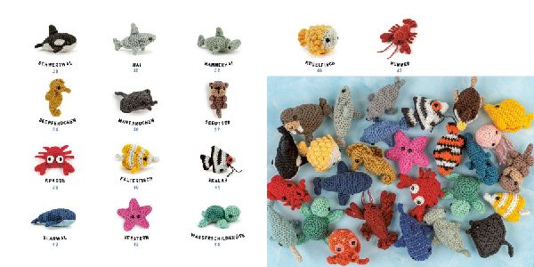 Mini-Amigurumis - süße Meeresbewohner