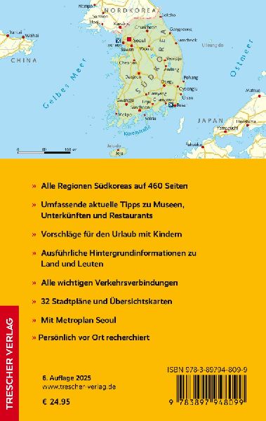 TRESCHER Reiseführer Südkorea