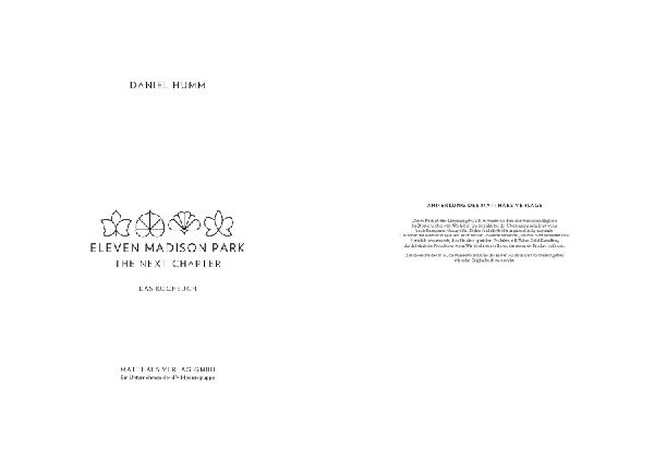 Eleven Madison Park - The Next Chapter