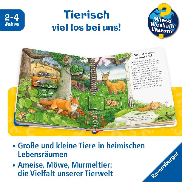 Wieso? Weshalb? Warum? junior, Band 33: Tiere bei uns