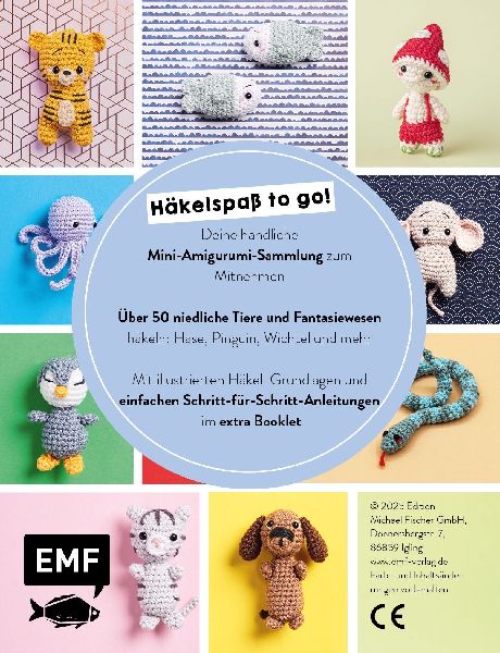 55 x häkeln - Mini-Amigurumis: Dein Kartenset von Wellensittich bis Wichtel