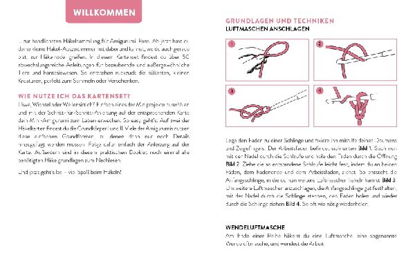 55 x häkeln - Mini-Amigurumis: Dein Kartenset von Wellensittich bis Wichtel