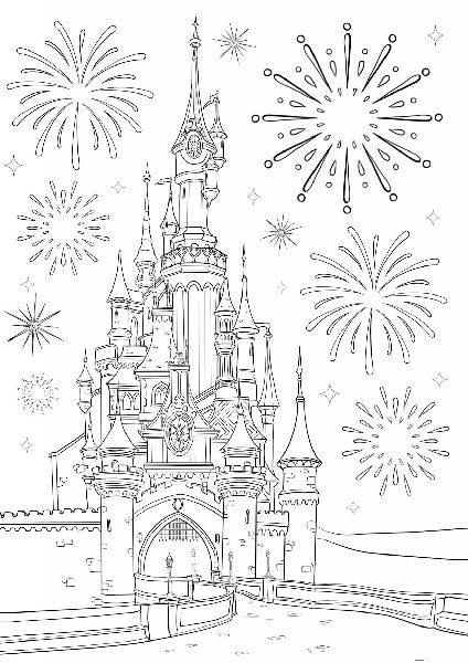 Disney: Disneyland Paris Malblock