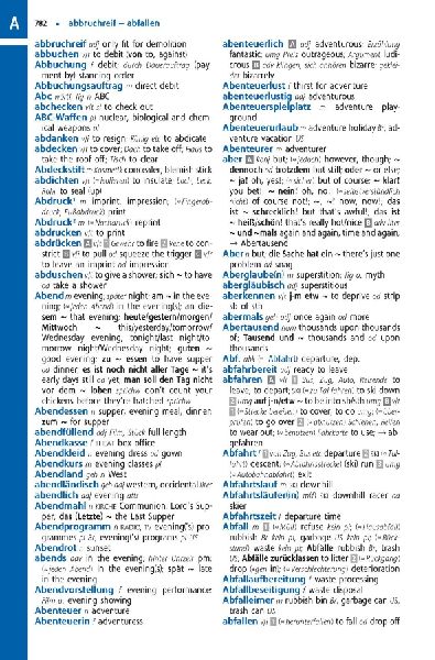 Langenscheidt Abitur-Wörterbuch Englisch Klausurausgabe