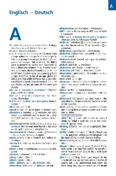 Langenscheidt Abitur-Wörterbuch Englisch Klausurausgabe