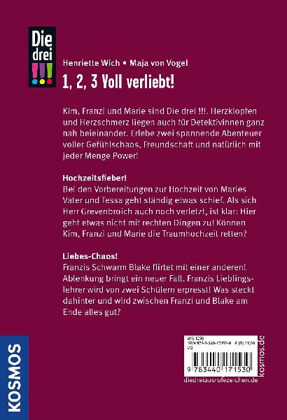 Die drei !!!, 1, 2, 3 Voll Verliebt!