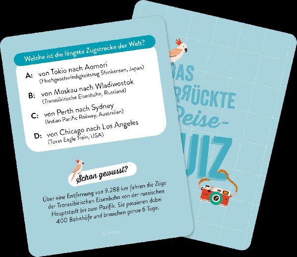 Das verrückte Reise-Quiz