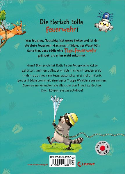 Die Tier-Feuerwehr (Band 1) - Ein Waschbär greift ein