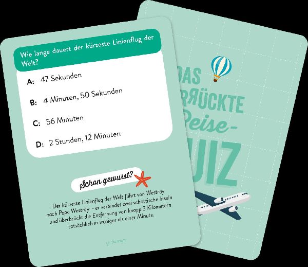 Das verrückte Reise-Quiz